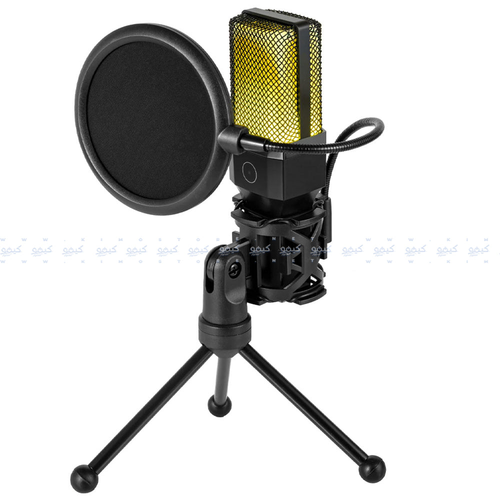 ميكروفون ريدراجون سلكي RGB جيمنج Adne GM212