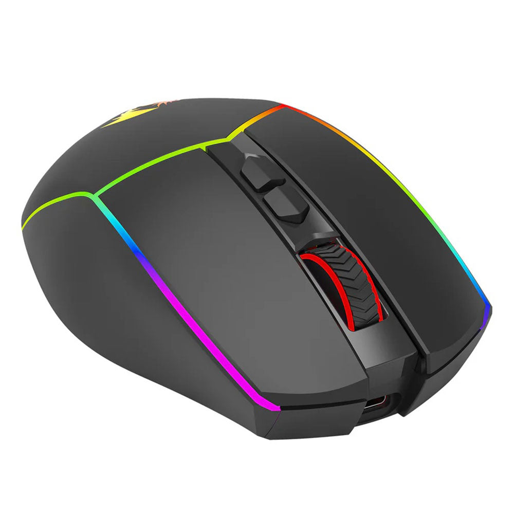 Redragon Axe Pro M814 Triple Mode Bluetooth Wireless & Wired RGB Gaming Mouse 8000Dpi
