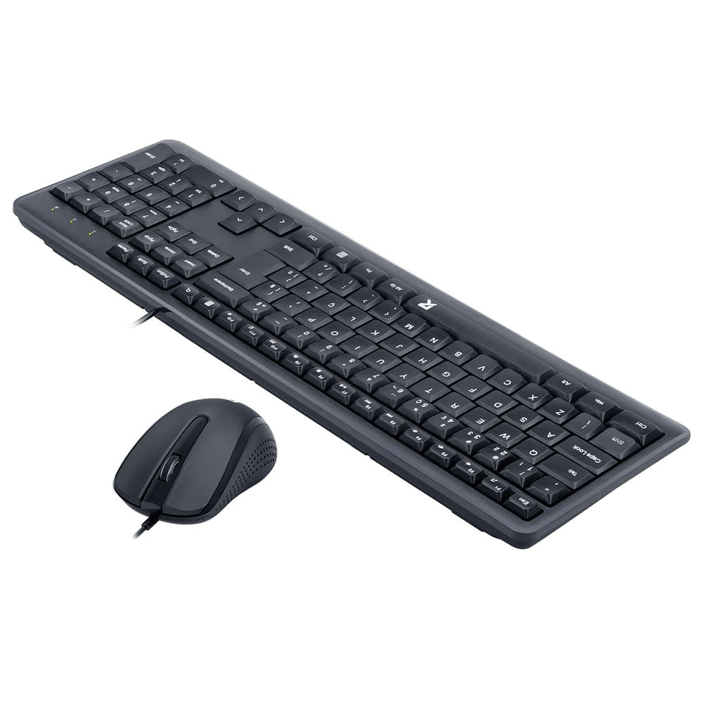 Redragon BS-7092 Wired Keyboard + Mouse Combo English & Arabic