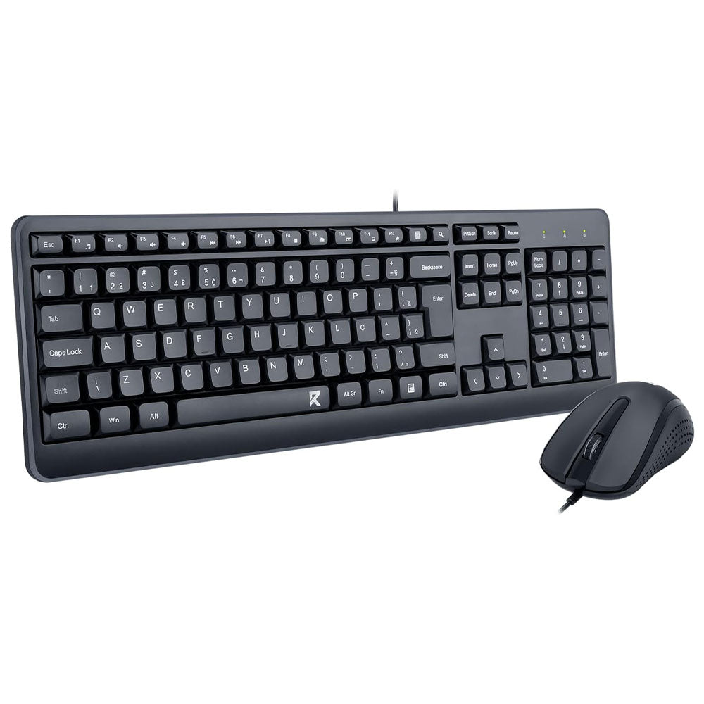 Redragon BS-7092 Wired Keyboard + Mouse Combo English & Arabic