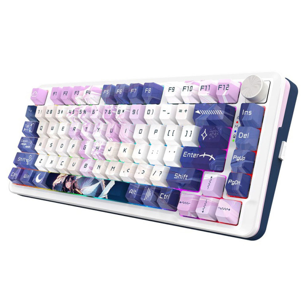 كيبورد ريدراجون لاسلكي RGB جيمنج إنجليزي وعربي Cyrus Pro K681ACG