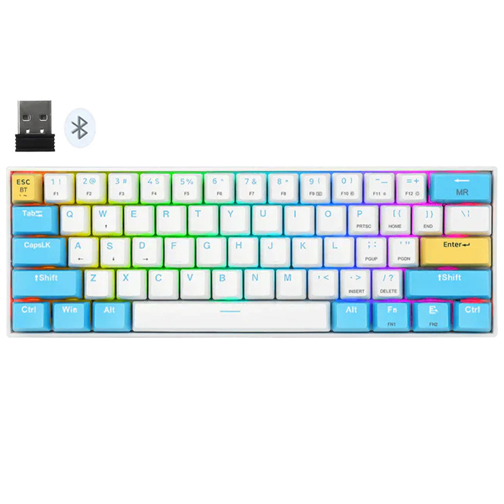 Redragon Draconic Pro K530W Triple Mode Bluetooth Wireless & Wired RGB Gaming Keyboard English & Arabic