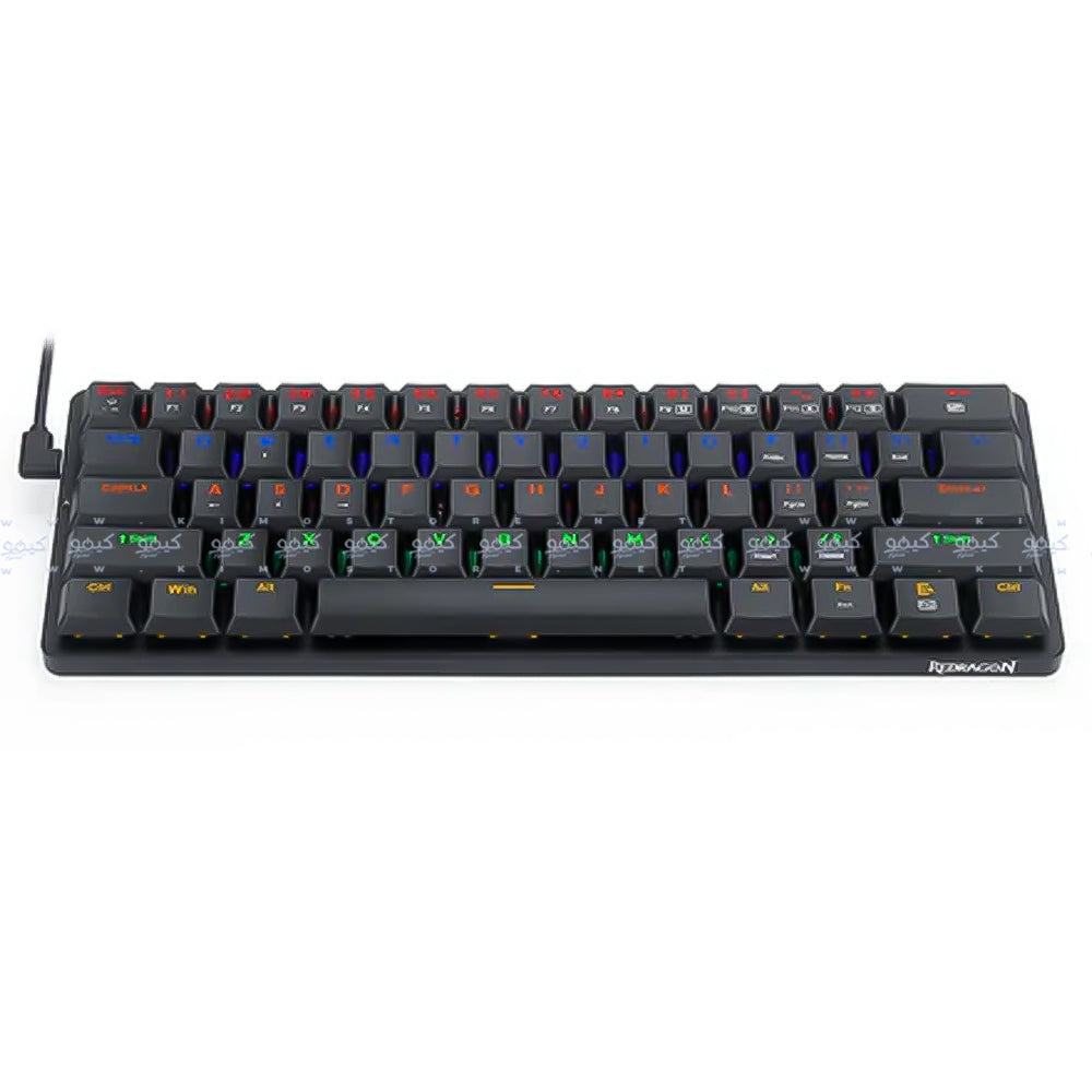 Redragon Elise Pro K615P-KBS Blue Switch Triple Mode Bluetooth Wireless & Wired RGB Gaming Keyboard English