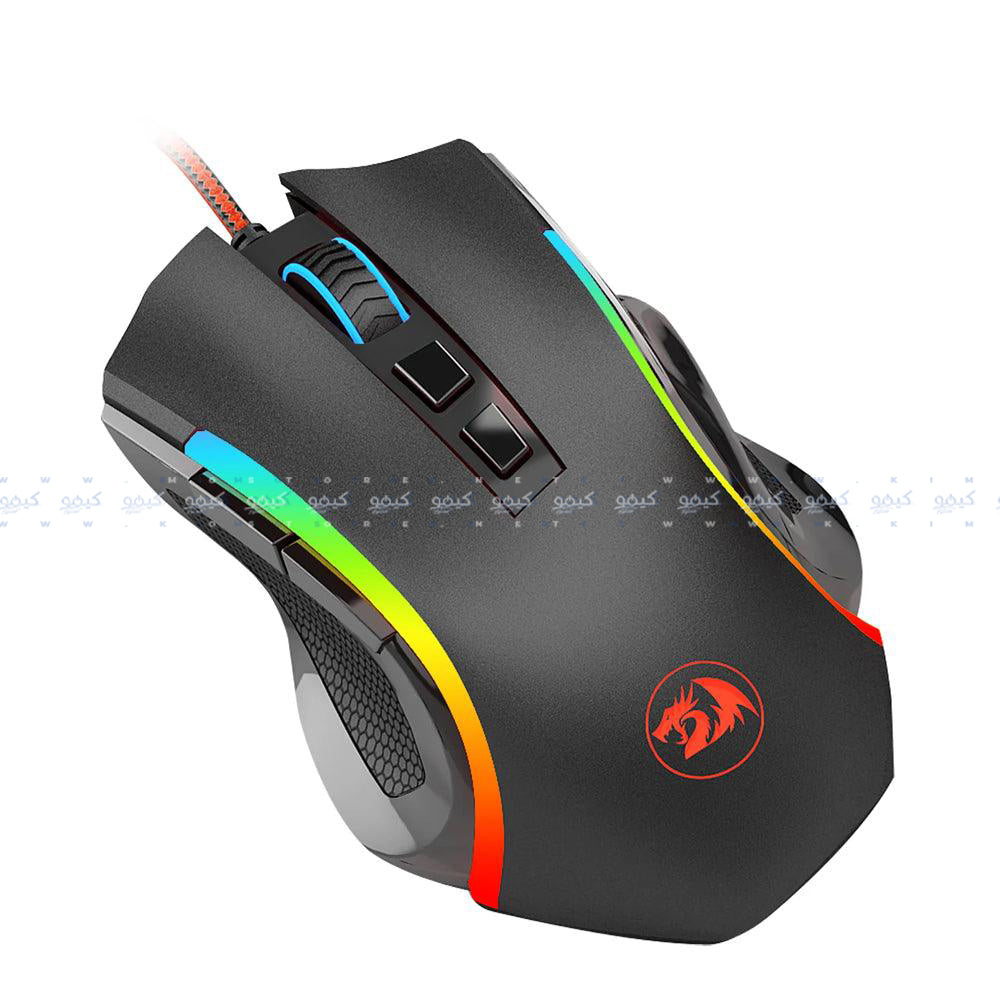 ماوس ريدراجون سلكي RGB جيمنج 7200 نقطة في البوصة Griffin M607