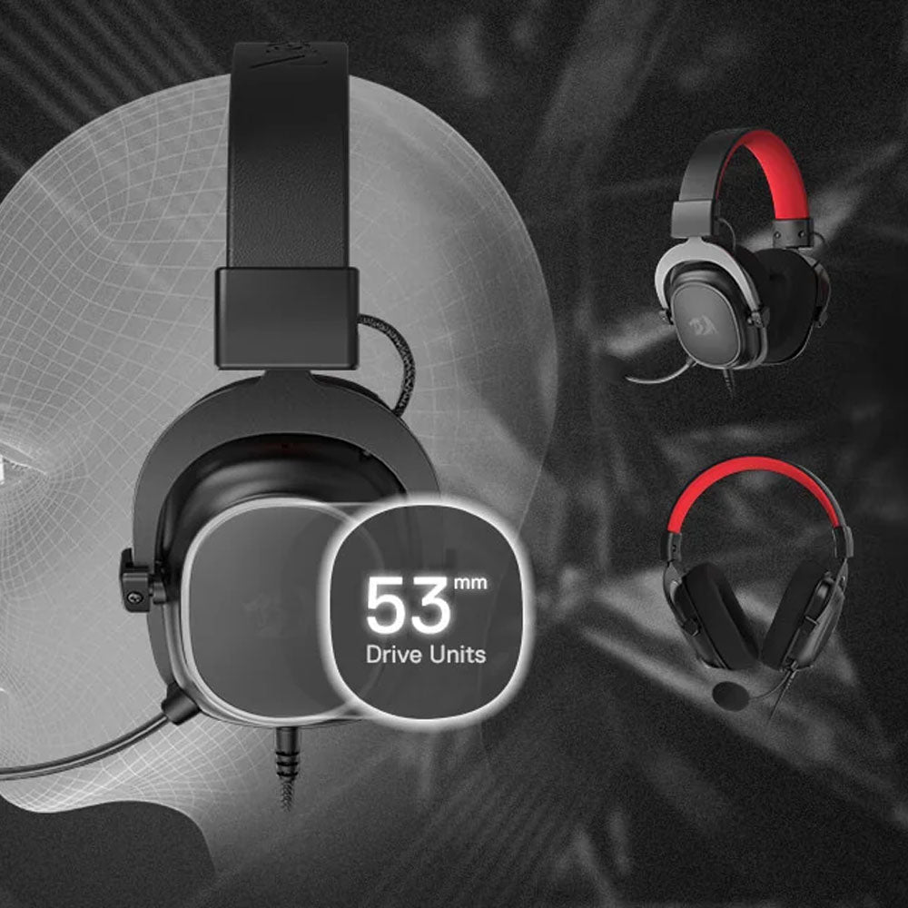 Redragon H510 Zeus-X RGB Gaming Headset 7.1 Surround Sound With Noise-Cancelling Mic