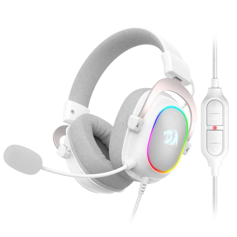 سماعة رأس ريدراجون RGB جيمنج 7.1 صوت محيطي مع ميكروفون عازل للضوضاء H510 Zeus-X