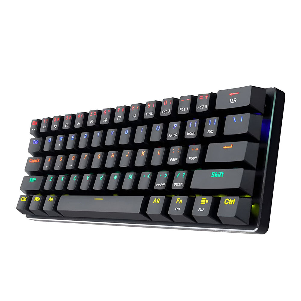 كيبورد ريدراجون سلكي جيمنج سويتش أزرق إنجليزي وعربي Jax K613-KB