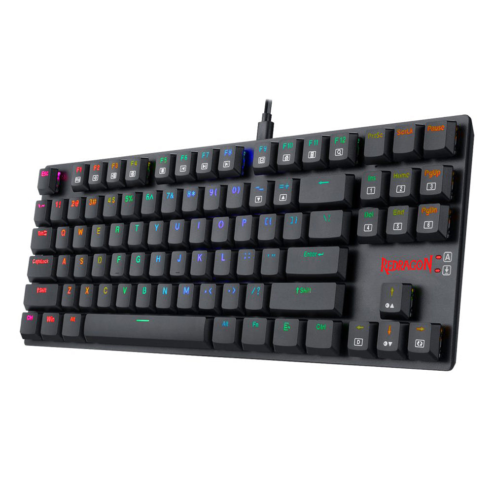 Redragon K607 APS TKL Blue Switch Wired RGB Gaming Keyboard English & Arabic
