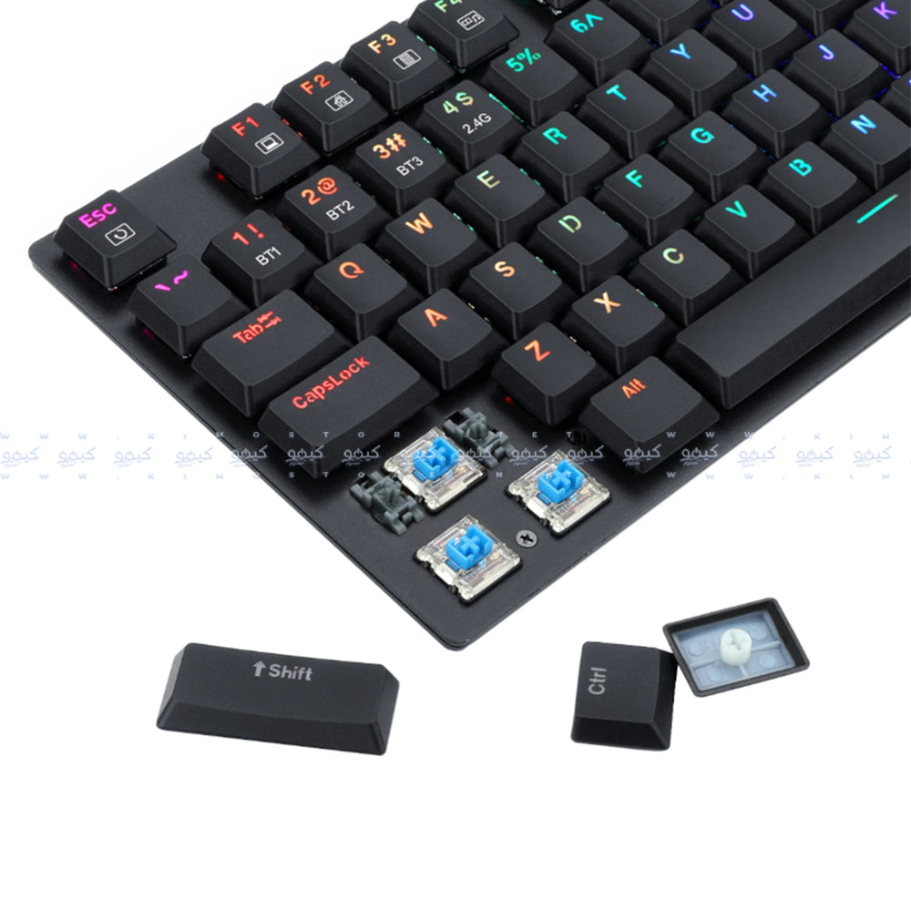 Redragon K607 APS TKL Blue Switch Wired RGB Gaming Keyboard English & Arabic