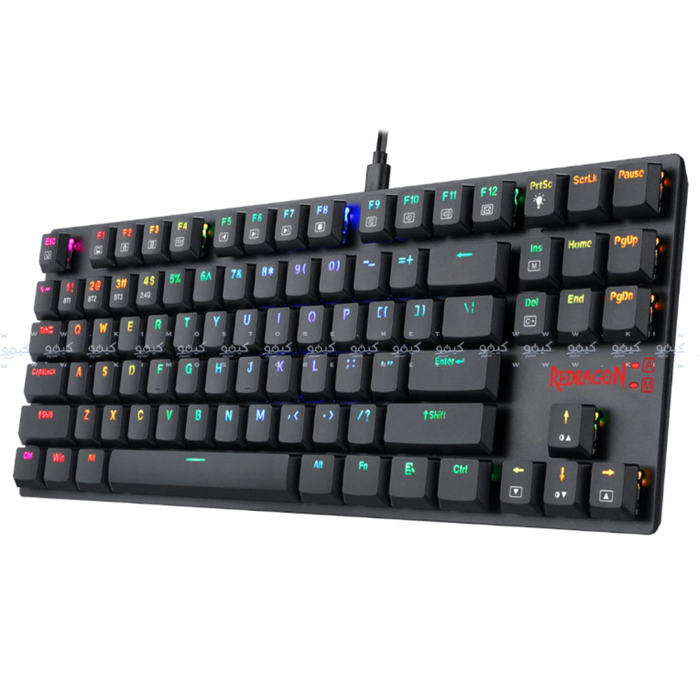Redragon K607 APS TKL Blue Switch Wired RGB Gaming Keyboard English & Arabic