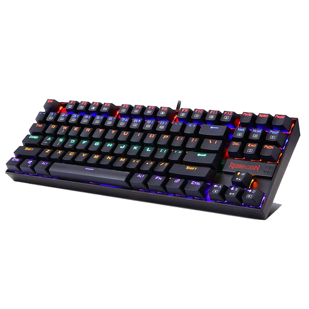 Redragon Kumara K552-KR Red Switch Wired Rainbow Gaming Keyboard English & Arabic