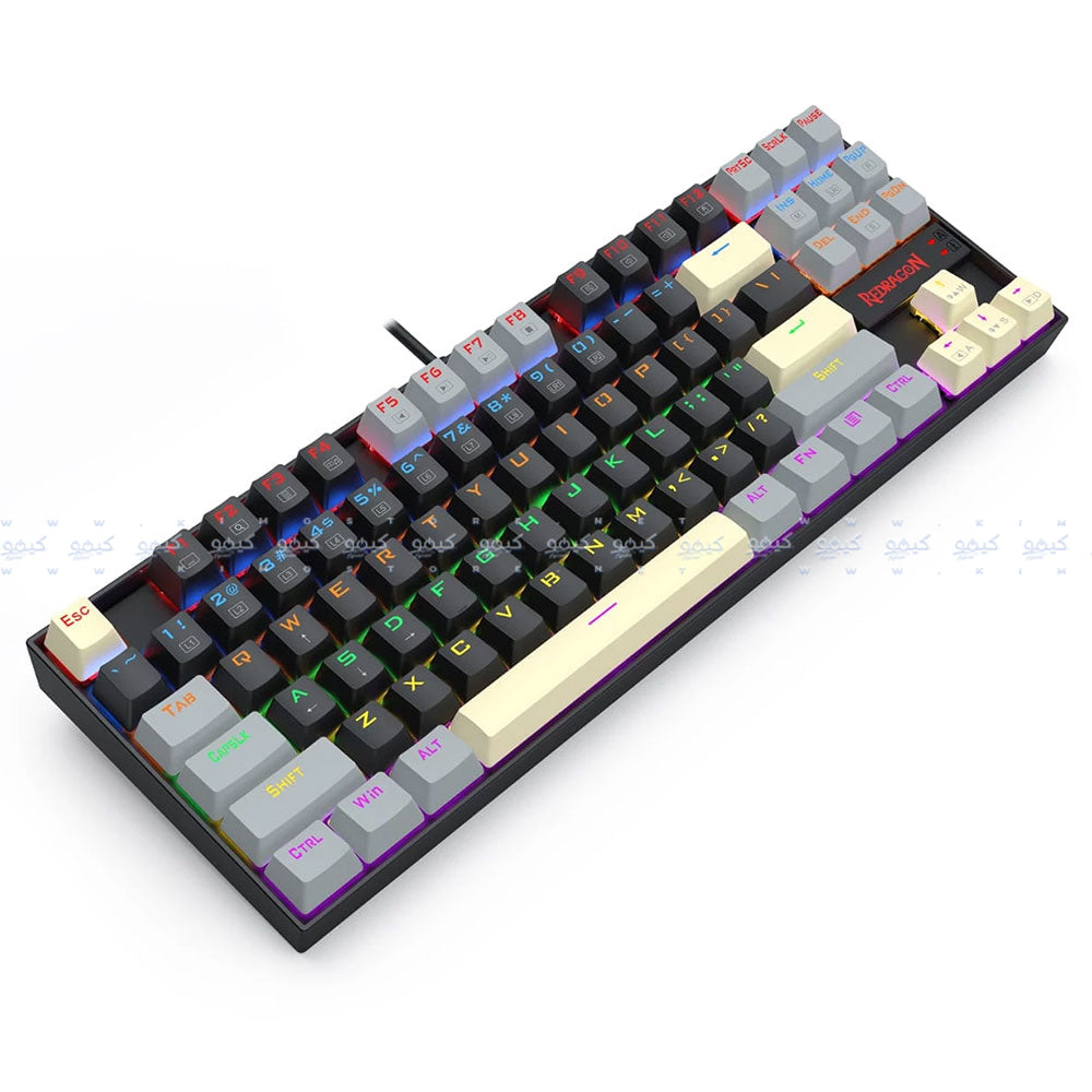 Redragon Kumara K552LGY-R Red Switch Wired Keyboard