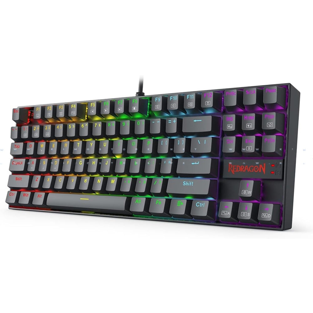 كيبورد ريدراجون سلكي RGB جيمنج سويتش احمر إنجليزي وعربي