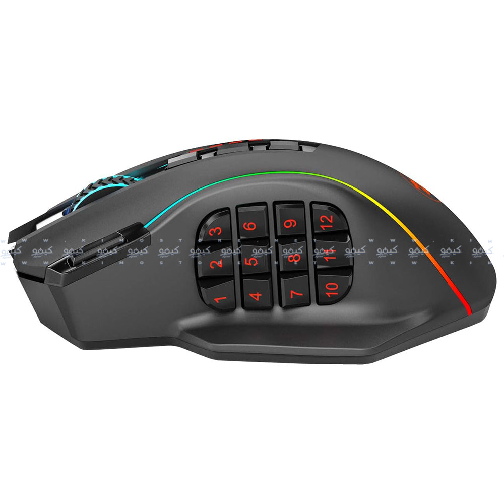 Redragon M901P-KS Rechargeable Wireless & Wired RGB Gaming Mouse 16000Dpi - Black