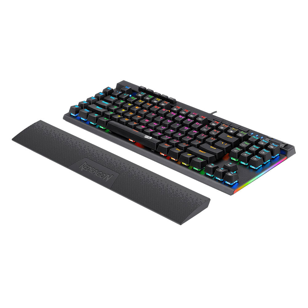Redragon MAGIC-WAND K587 Pro TKL Triple Mode Rechargeable Bluetooth Wireless & Wired RGB Gaming keyboard English & Arabic