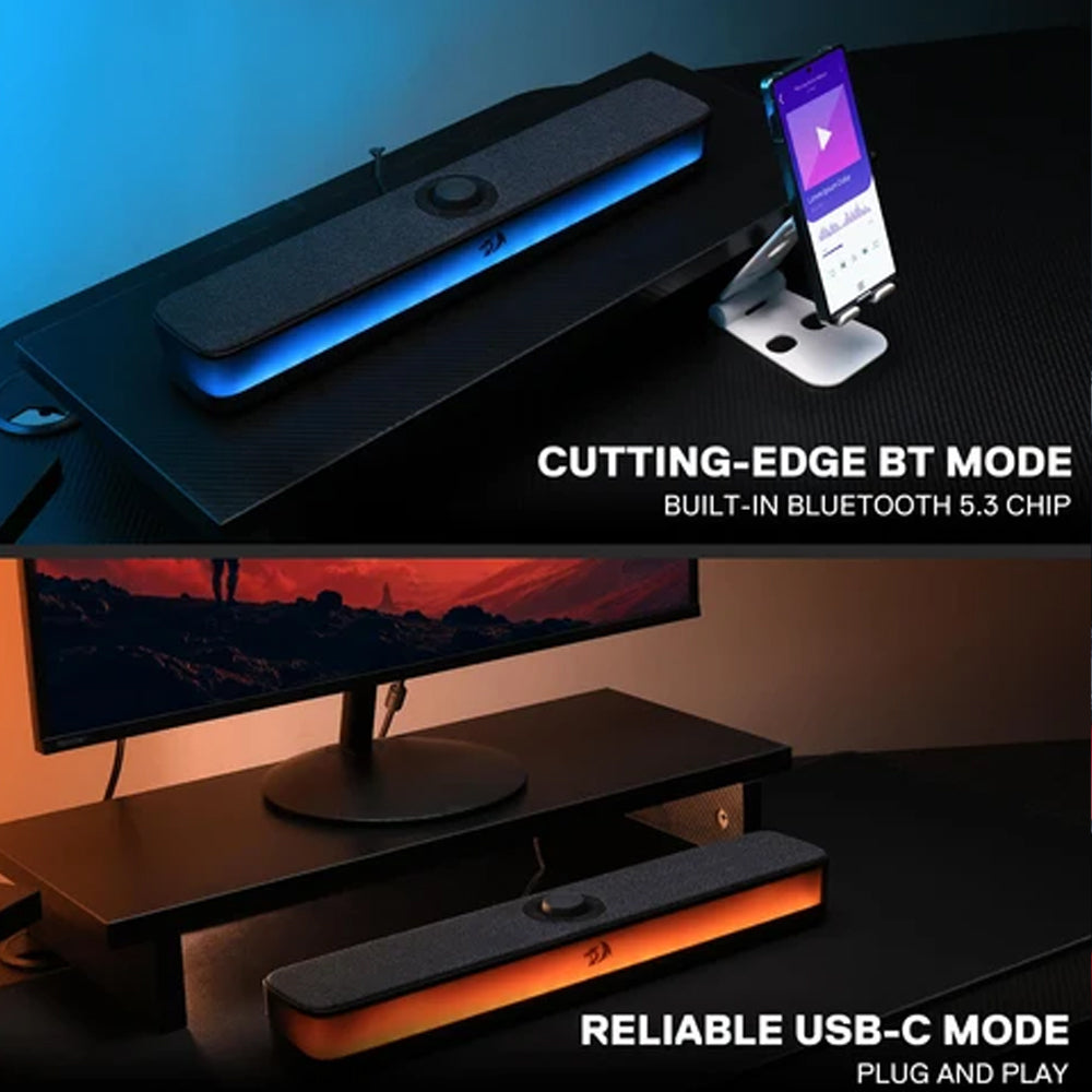Redragon Neo GS515 RGB Gaming Speaker 1.0 - Black