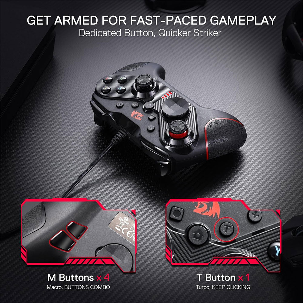 Redragon Rift G710 Single Wired Gamepad With Analog