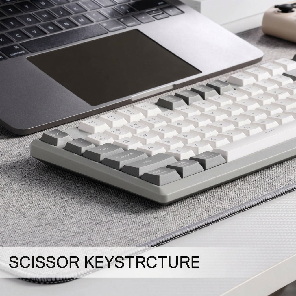 Redragon Scissor BK-7113 Dual Mode Bluetooth Wireless Keyboard English & Arabic