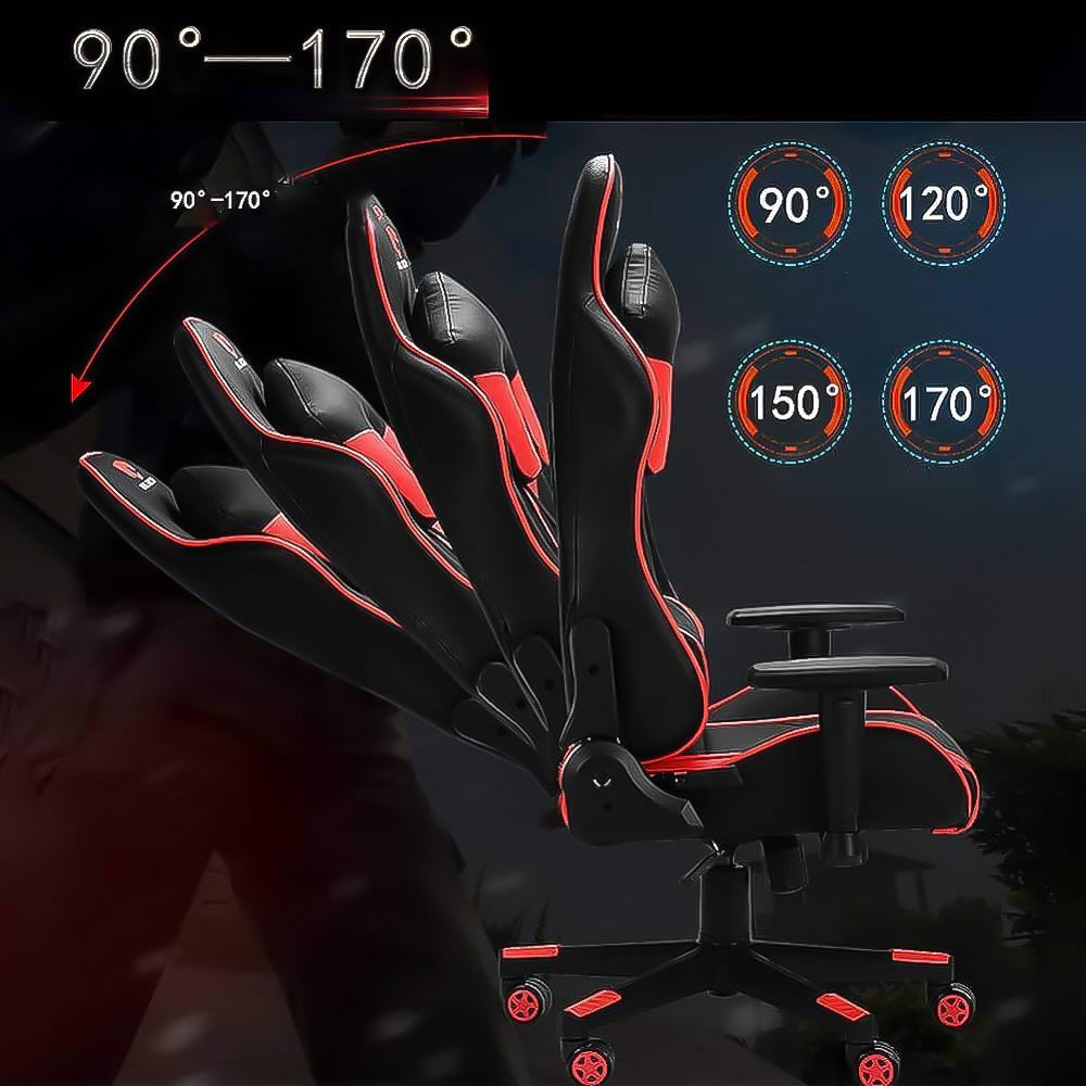 كرسي جيمنج ريدراجون Spider Queen C602 - أحمر