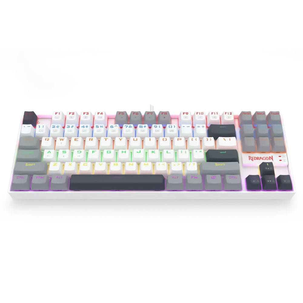 Redragon Kumara K552WGL-R Red Switch Wired Rainbow Gaming Keyboard English & Arabic