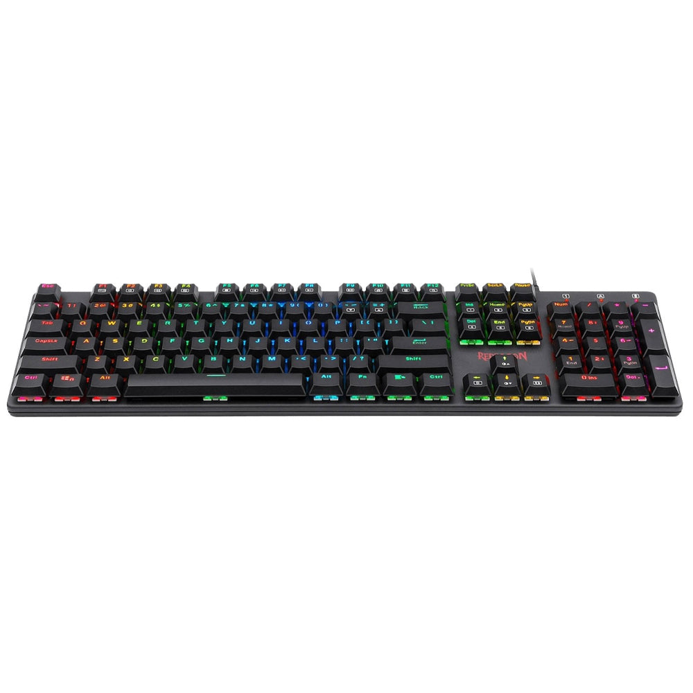 Redragon k589 Shrapnel Blue Switch Wired RGB Gaming Keyboard English & Arabic