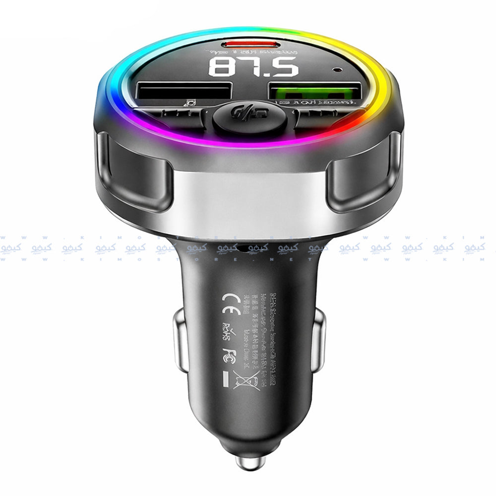 Remax CC02 Bluetooth FM Transmitter 2x USB + Type-C
