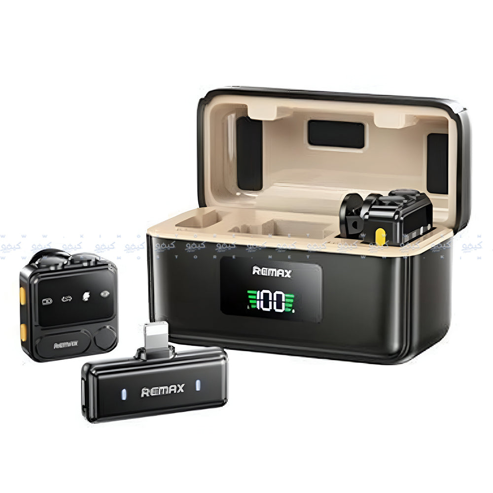 Remax K17 Lightning Wireless Microphone System - Black