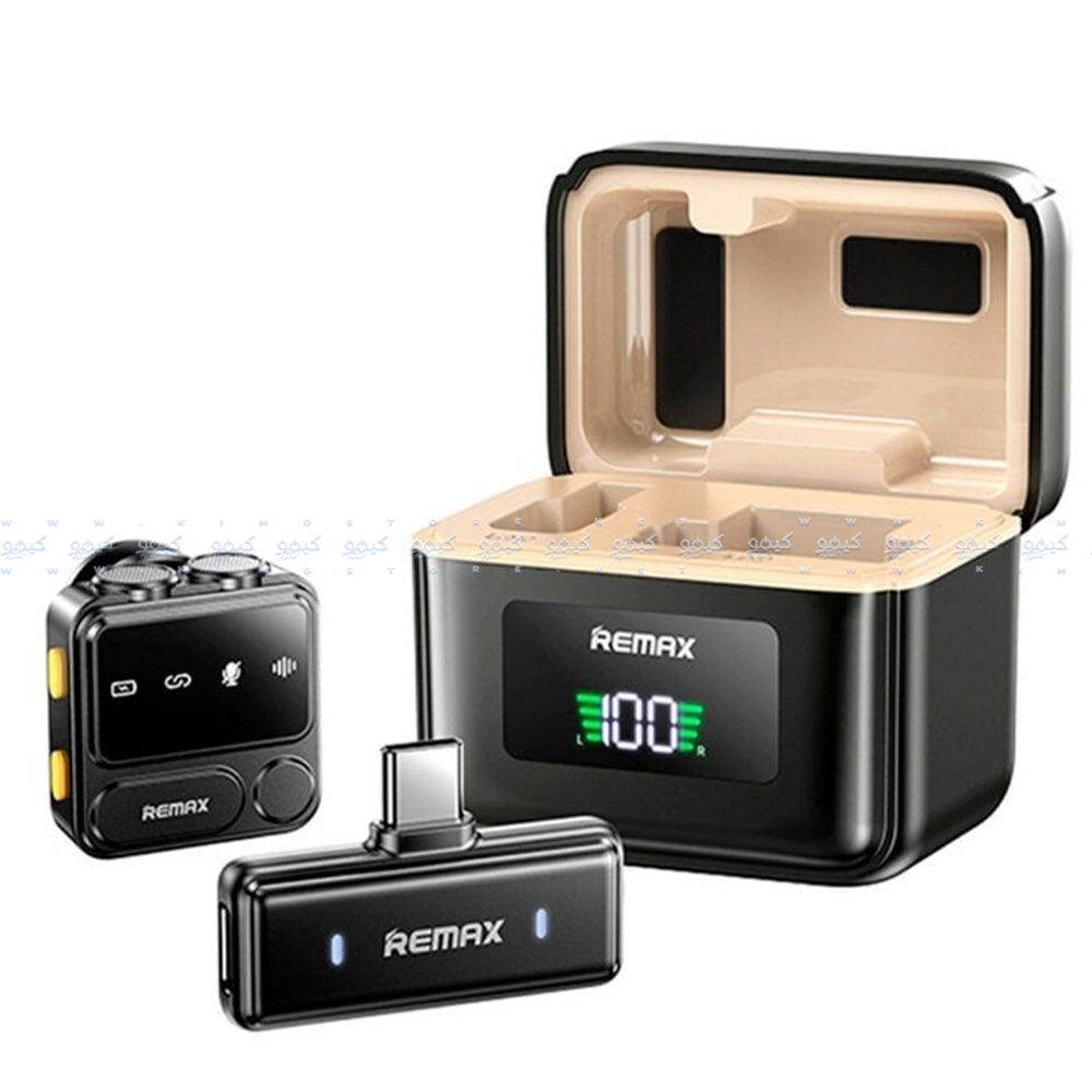 Remax K17 Type-C Wireless Microphone System - Black