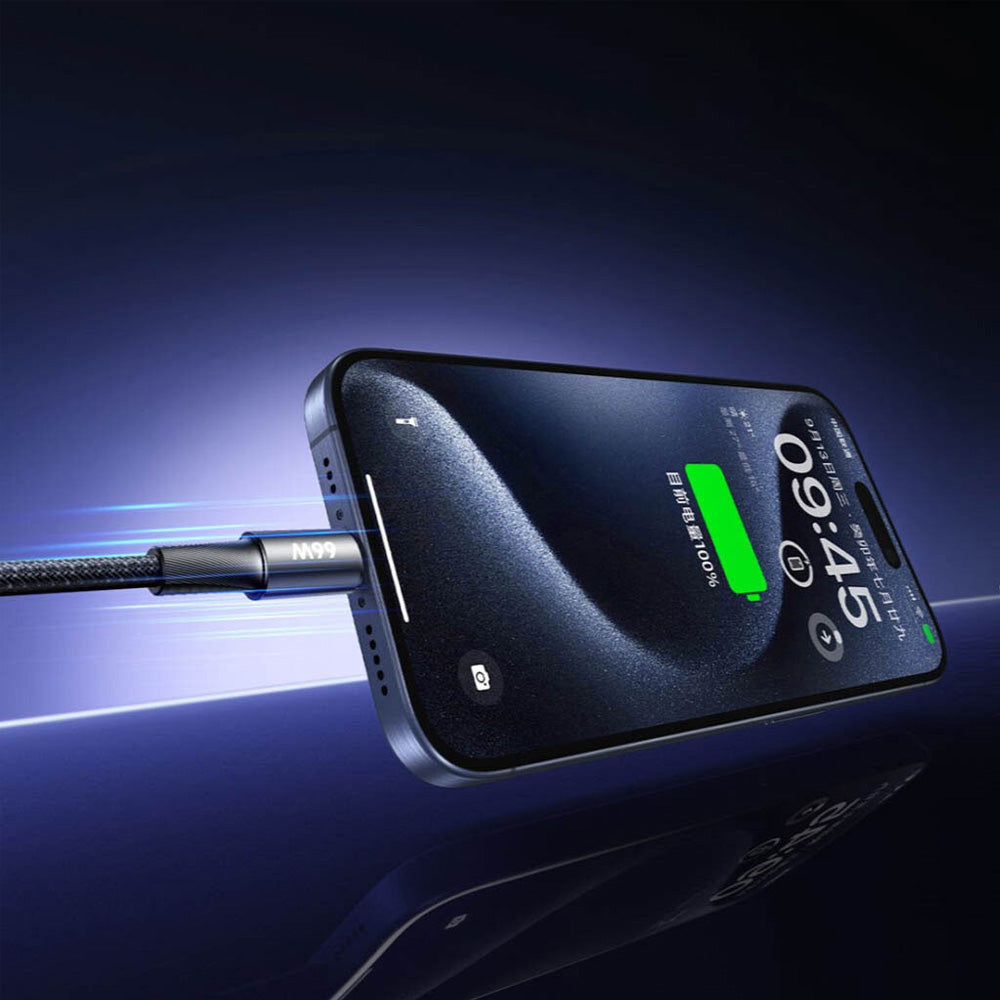 Remax RC-C099(A-C) USB To Type-C Cable 6A 66W Fast Charging 1.2m - White