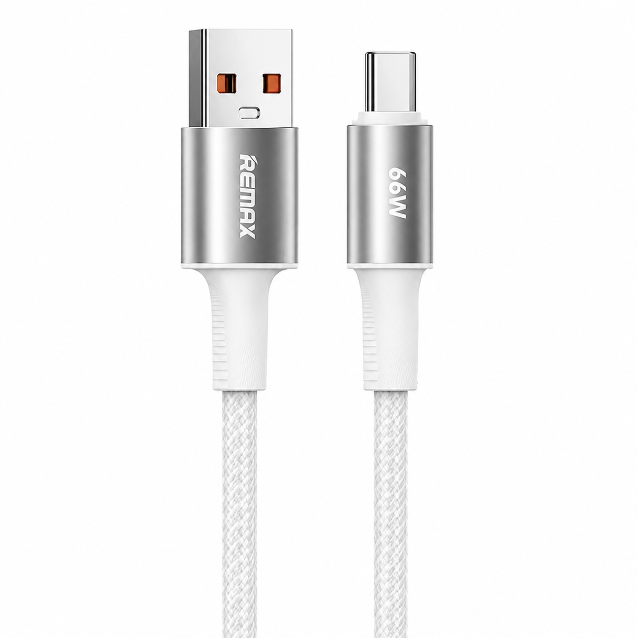 Remax RC-C099(A-C) USB To Type-C Cable 6A 66W Fast Charging 1.2m - White