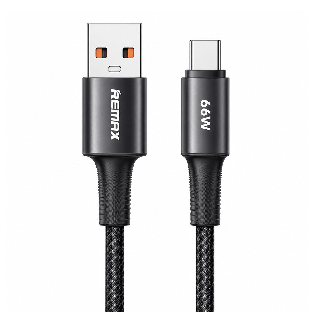 Remax RC-C099(A-C) USB To Type-C Cable 6A 66W Fast Charging 1.2m