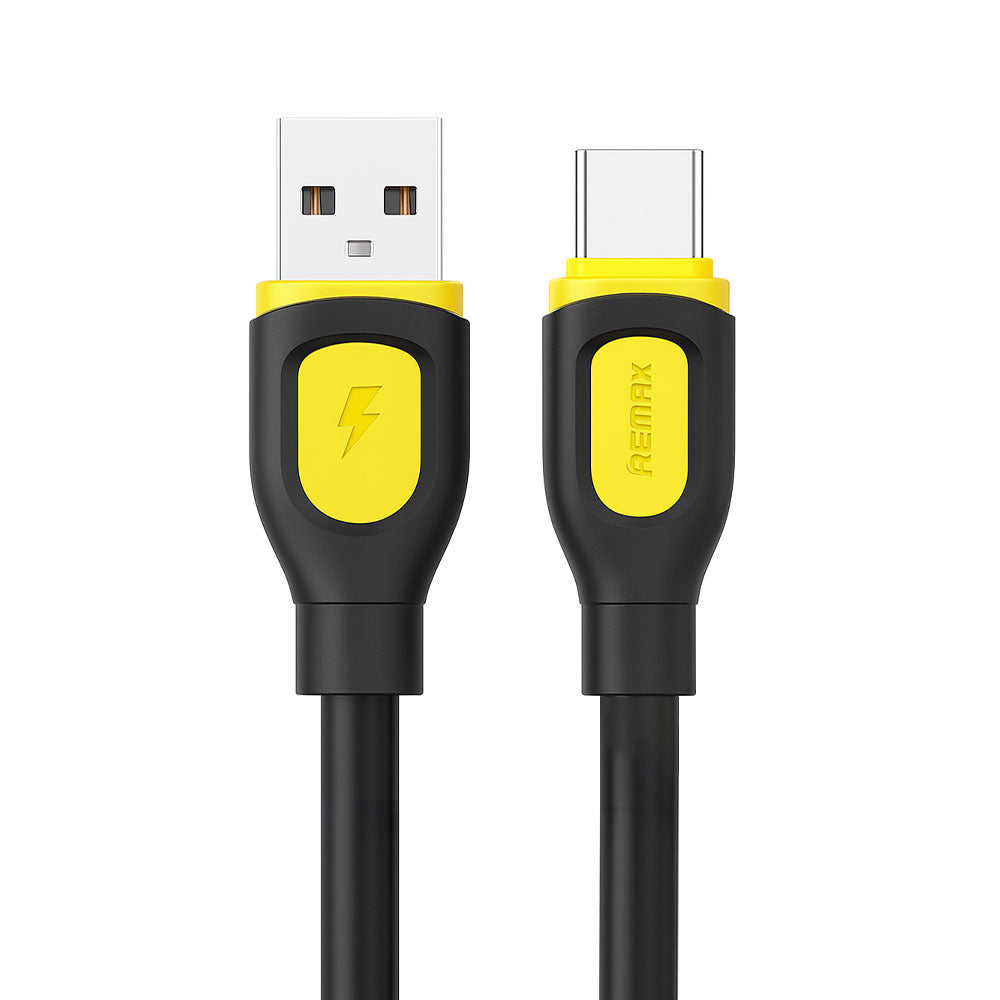 Remax RC-C113 USB To Type-C Cable 3A Fast Charging 1m - Black