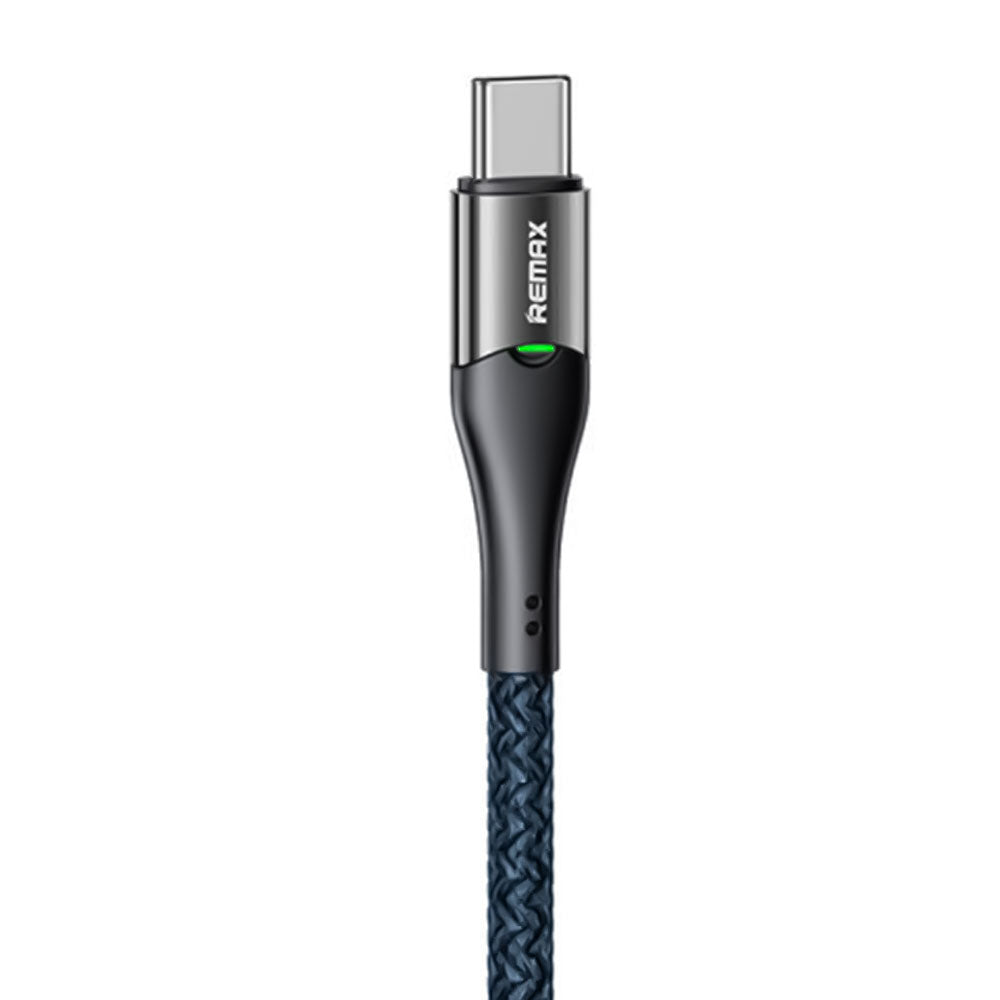 Remax RC-C115 Type-C To Type-C Cable 100W Fast Charging 1.2m - Blue