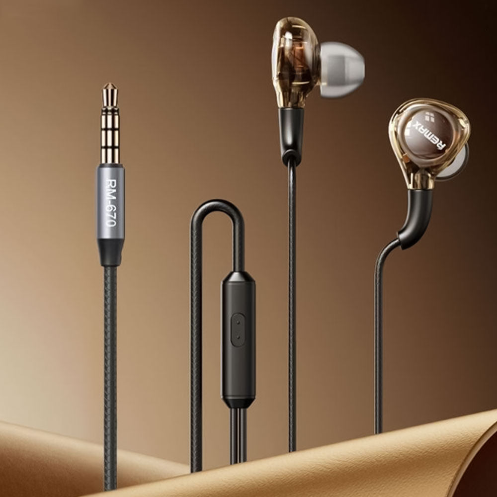 Remax Earphone - Black