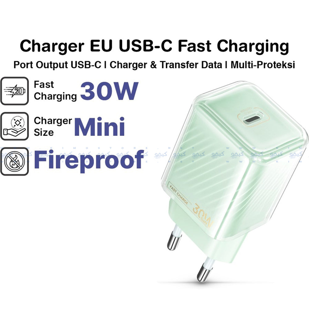 Remax RP-U91 GaN Wall Charger 30W Fast Charging