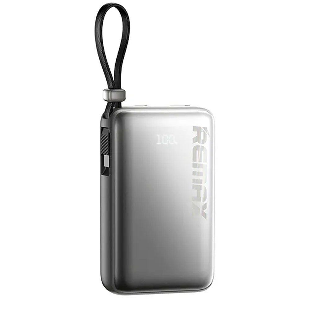 Remax RPP-19 Power Bank USB + Type-C 22.5W Fast Charging 10000mAh Built-In Type-C Cable