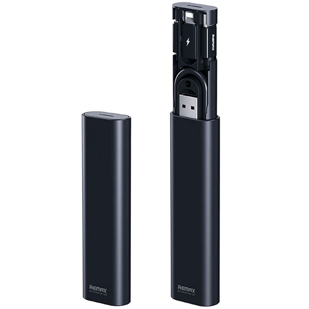 Remax Wanbo II RC-C011 7In1 Multi-Functional Cable Set 60W Fast Charging - Black