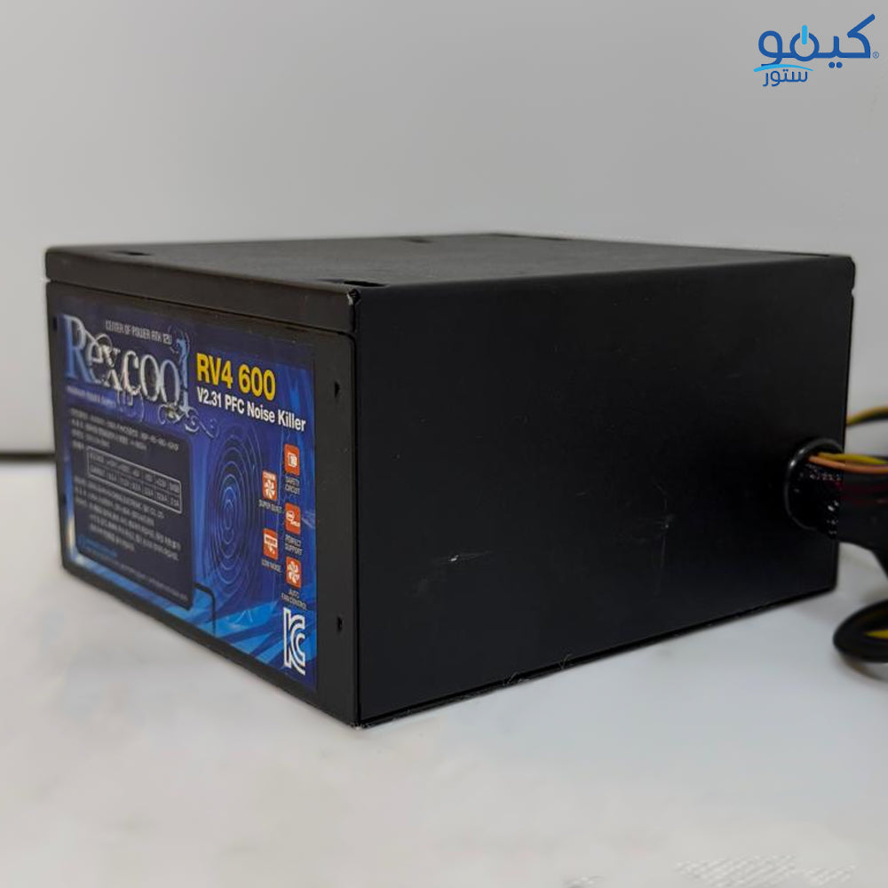 باور سبلاي كمبيوتر باور أكس RV4 600 V2.3 PFC Noise Killer 600W (إستعمال خارج)