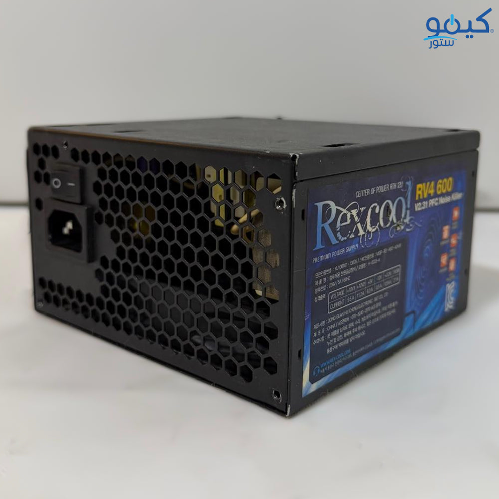 باور سبلاي كمبيوتر باور أكس RV4 600 V2.3 PFC Noise Killer 600W (إستعمال خارج)