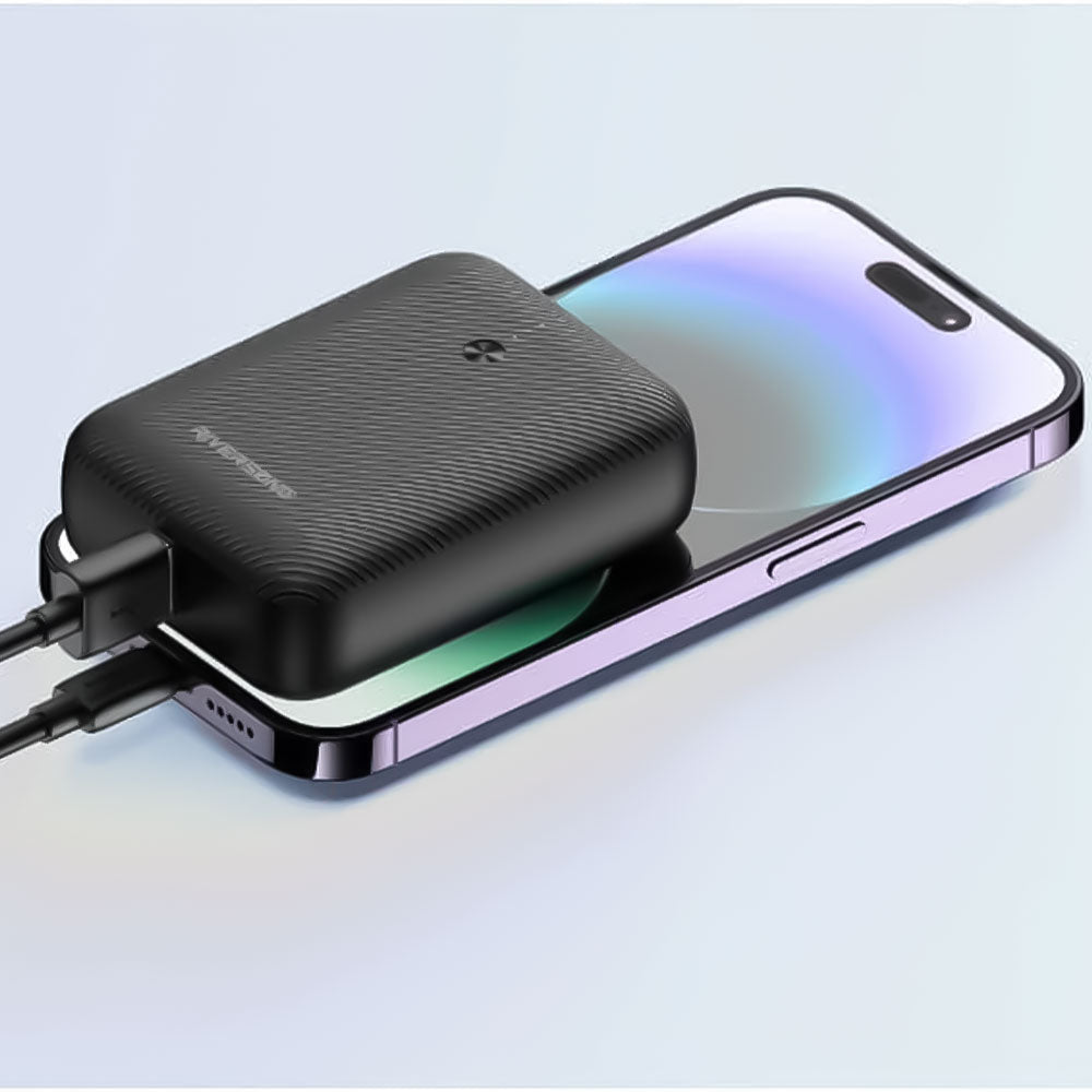 Riversong Vision PB33 Power Bank USB + Type-C 3A 20W Fast Charging 10000mAh - Black