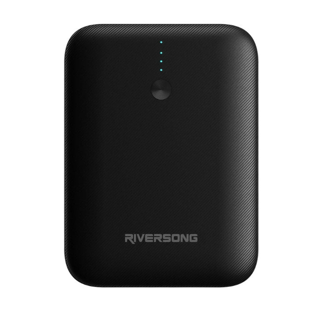 Riversong Vision 10 Mini PB33 Power Bank USB + Type-C 3A 20W Fast Charging - Black