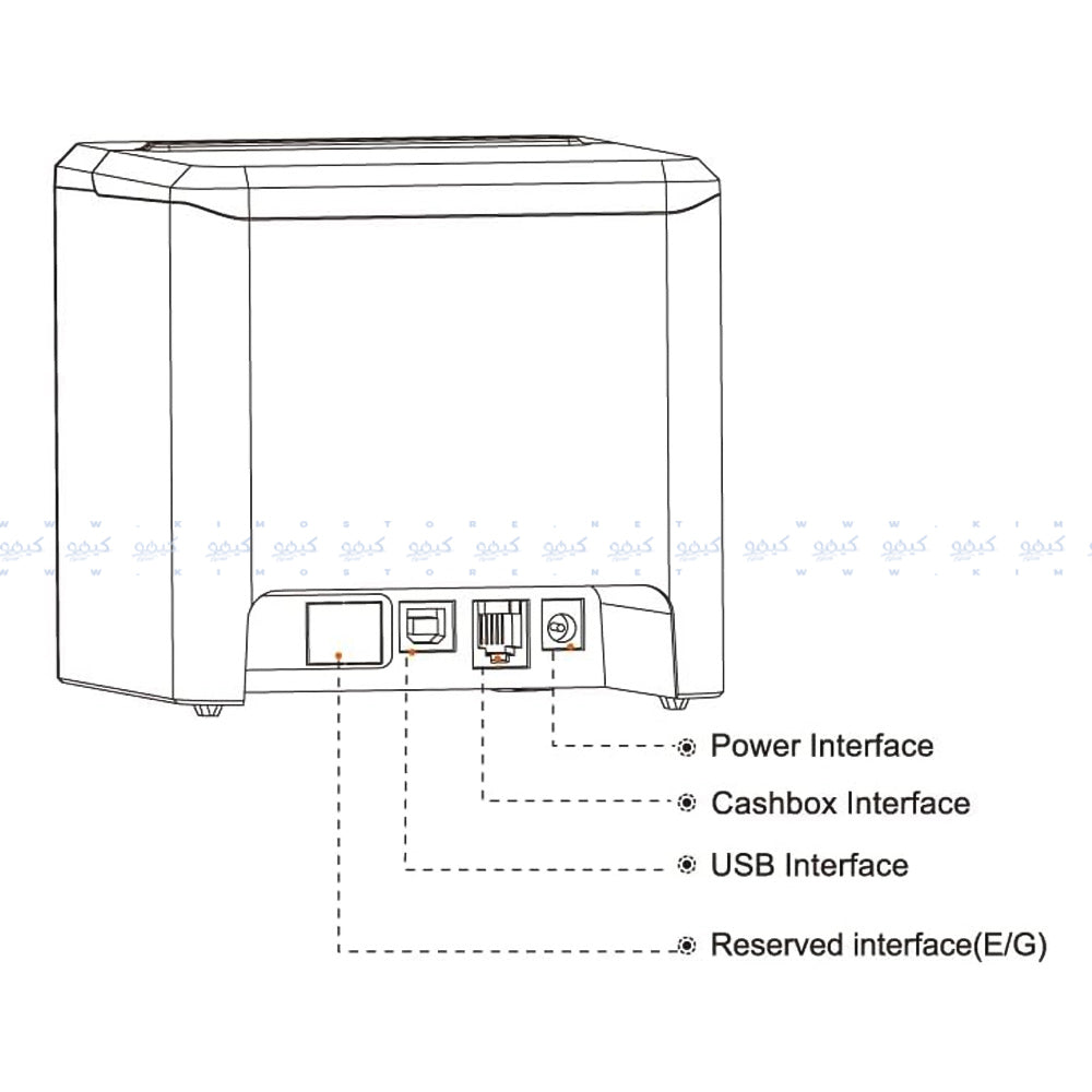 Rongta RP335A Receipt Printer - Black