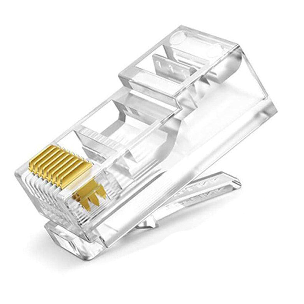 Root Passthrough Plastic RJ45 Cat6 (100 Pcs)