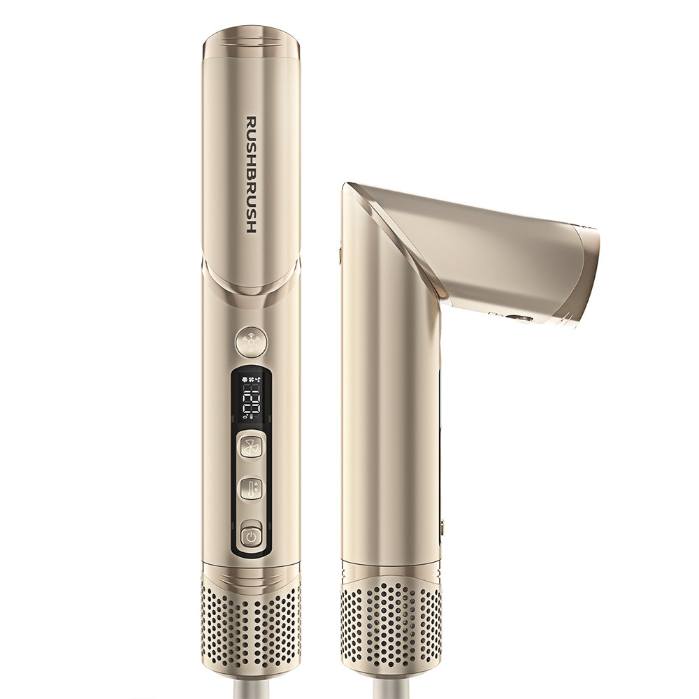 Rush Brush Curler Air Wrapper X2 1400W - Champagne