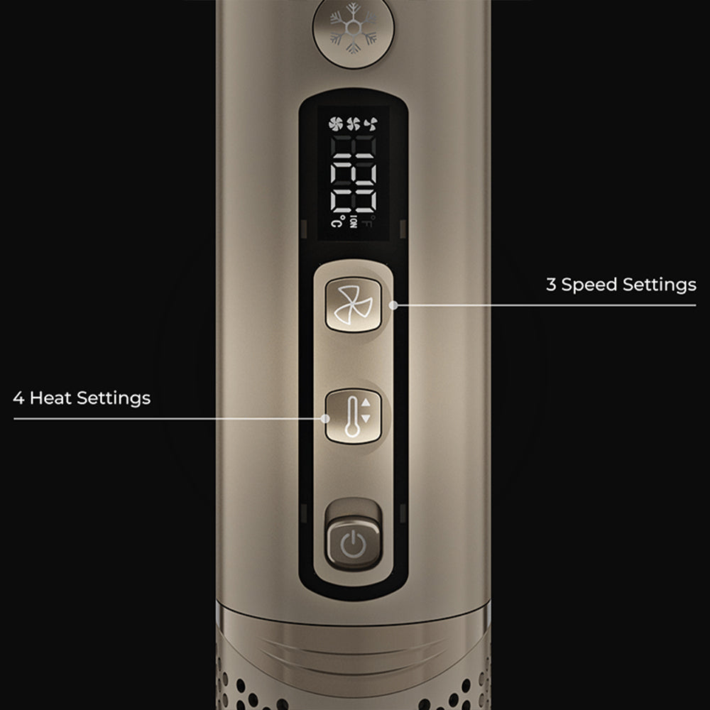 Rush Brush Curler Air Wrapper X2 1400W - Champagne