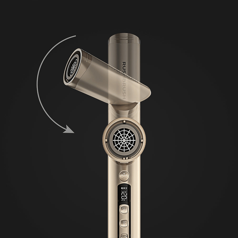 Rush Brush Curler Air Wrapper X2 1400W - Champagne