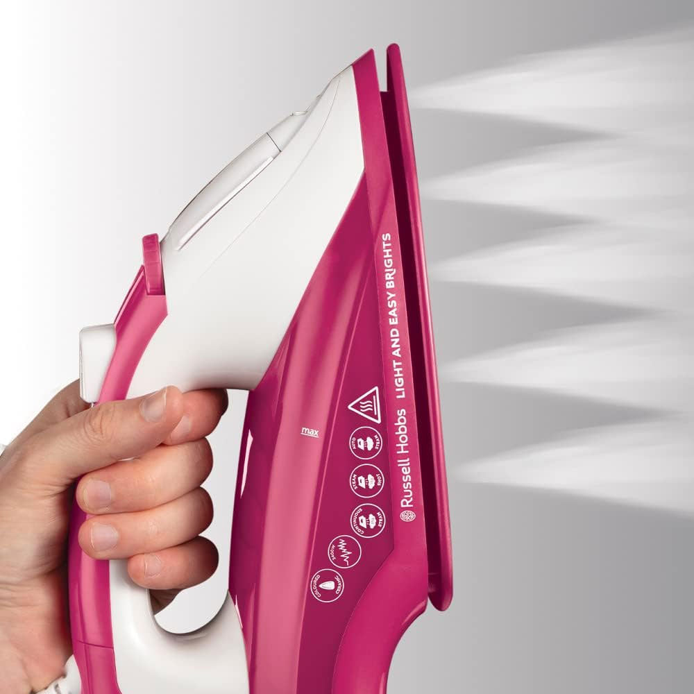 مكواة بخار راسل هوبز 2400 وات Light & Easy Brights Berry 26480-56