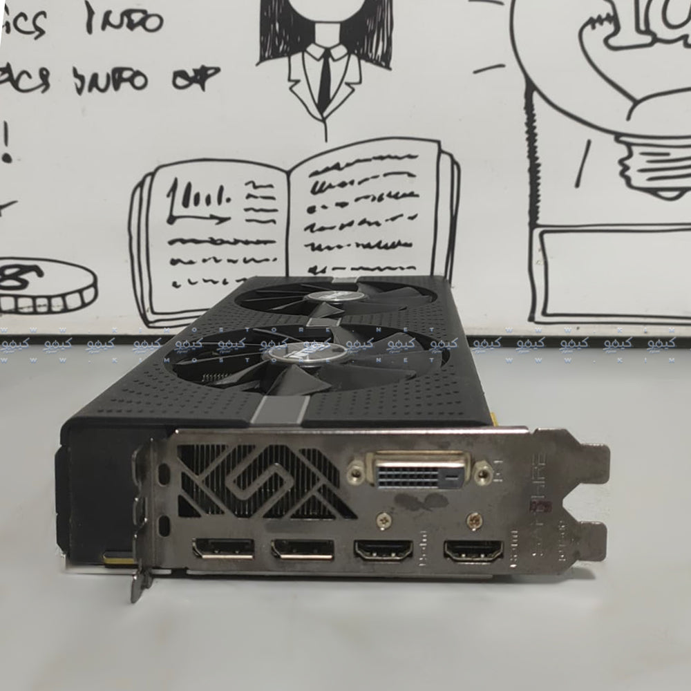 كارت شاشة سافير نيترو 4 جيجابايت Radeon RX 570 GDDR5 (استعمال خارج)