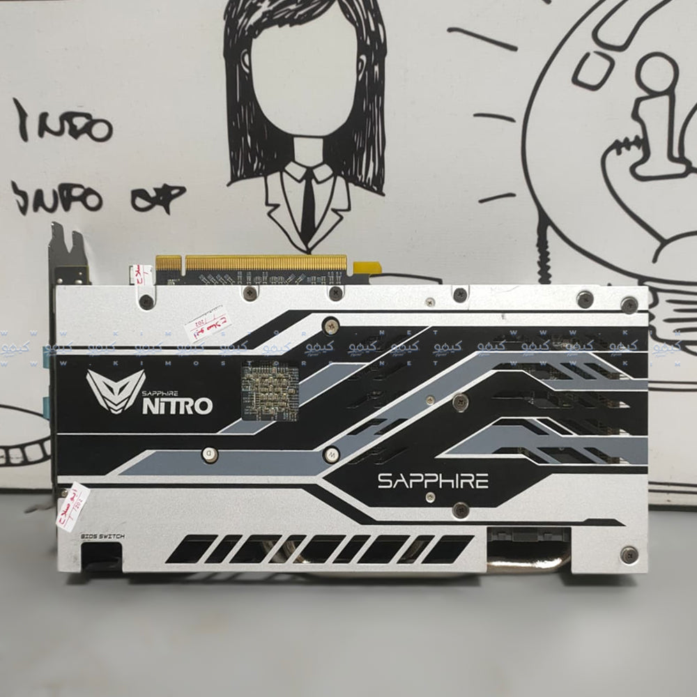 كارت شاشة سافير نيترو 4 جيجابايت Radeon RX 570 GDDR5 (استعمال خارج)