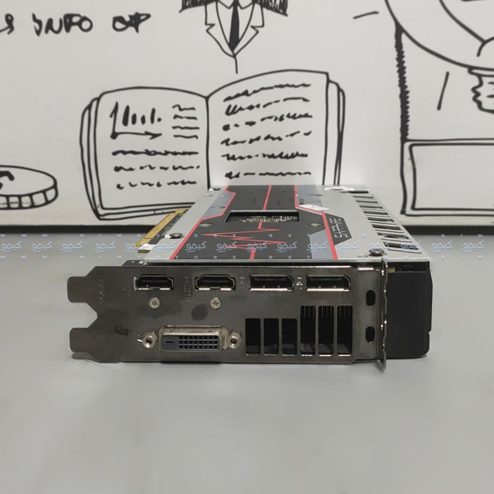 كارت شاشة سافير بلس راديون 4 جيجابايت RX 570 GDDR5 (استعمال خارج)